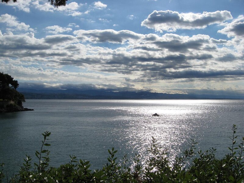 Boat on Sparkling Water