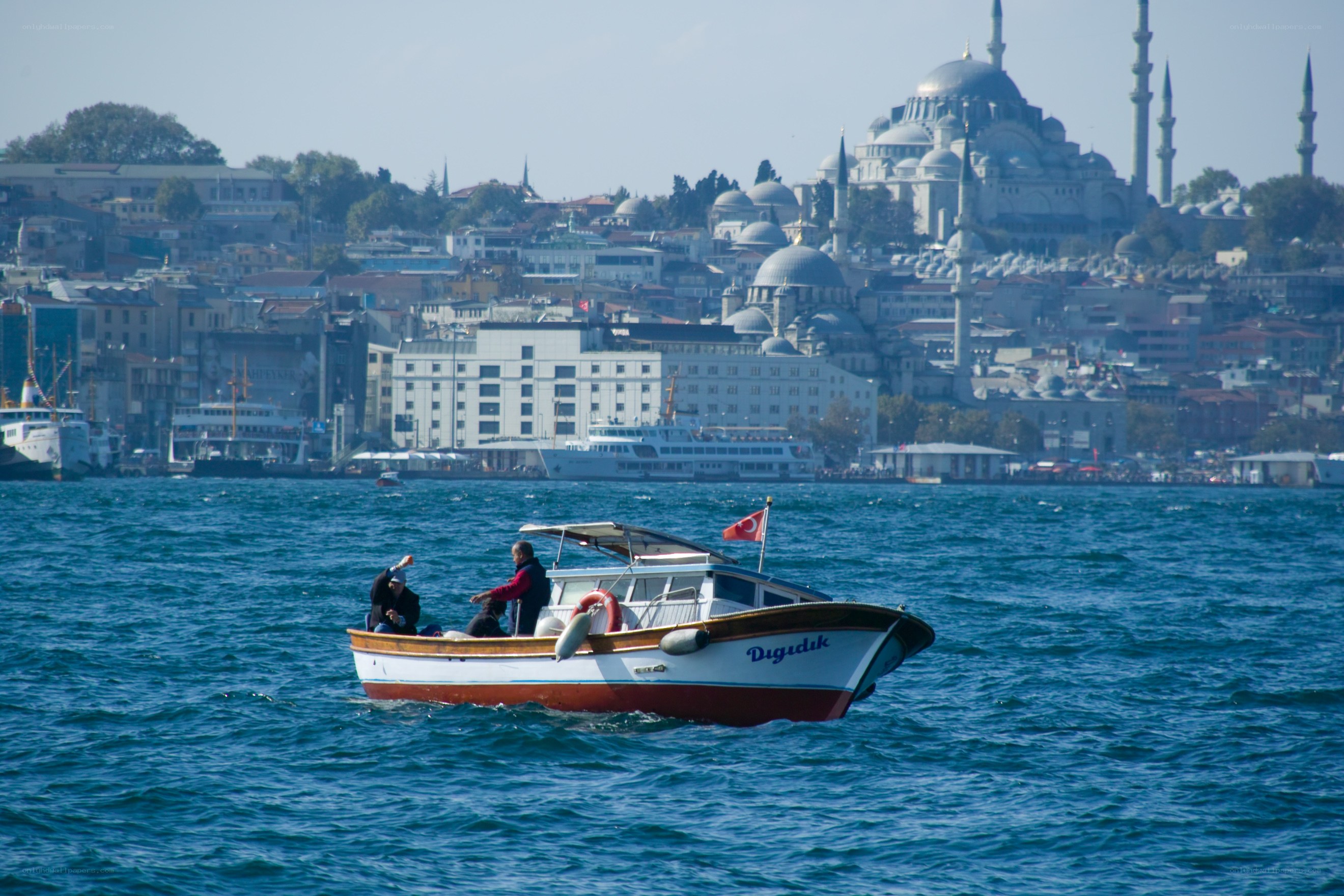 Boat on the Bosphorus