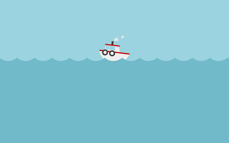 boat on the ocean