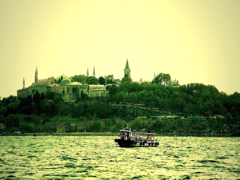 Boat on Water Near City