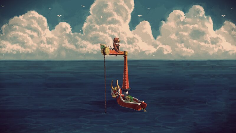 Boat with Dragon Head