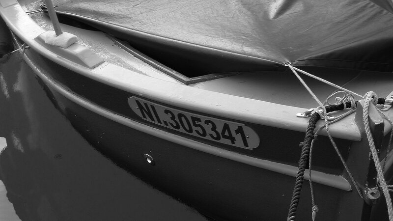 Boat with Registration Number