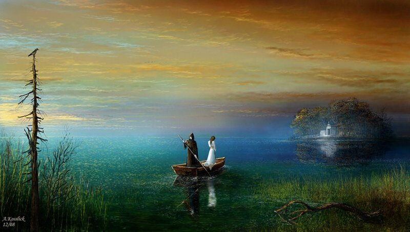 Boat with Two Figures