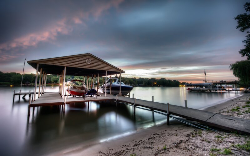 Boats at a Dock