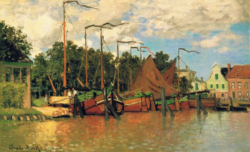 Boats at a Dutch dock