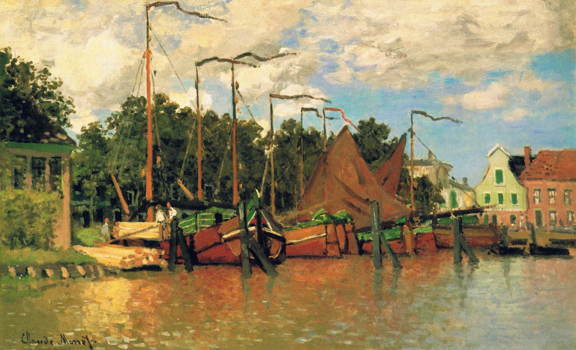 Boats at a Dutch dock