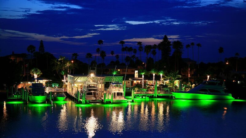 Boats at a Marina — Green