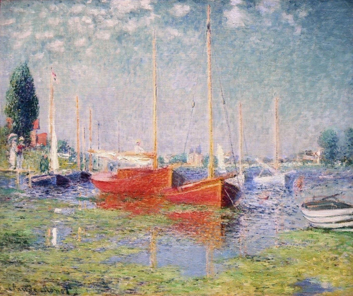 Boats at a River Port