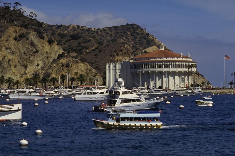 Boats at Catalina Island harbor