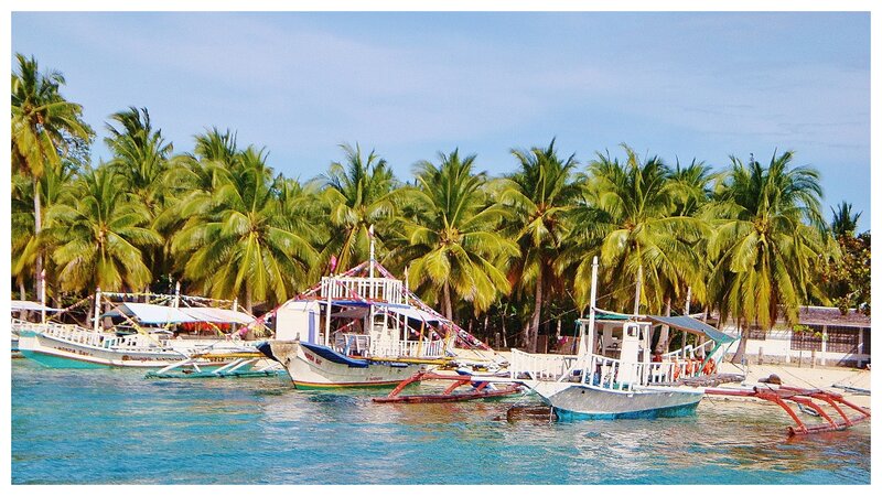 Boats at Tropical Beach