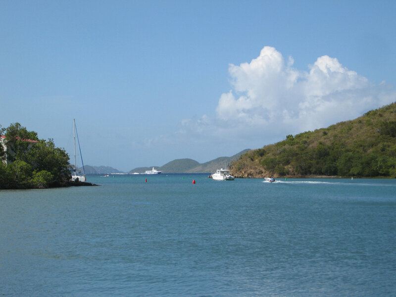 Boats in a Bay — Blue, Calm, Afternoon