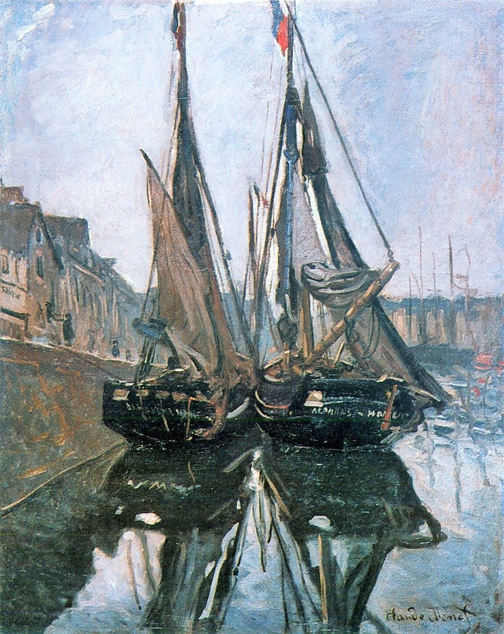 Boats in a harbor
