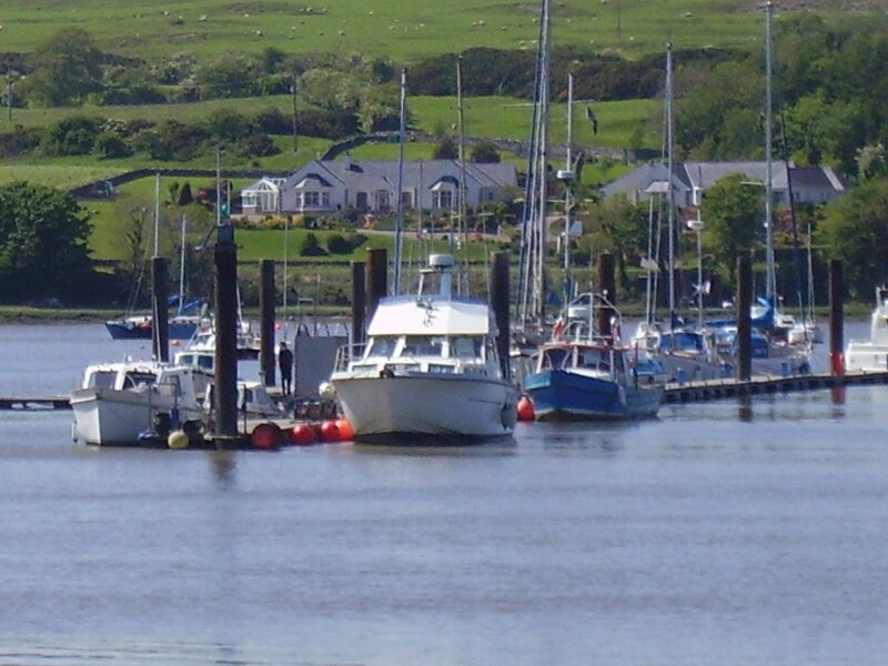 Boats in a Harbor — Blue, Calm