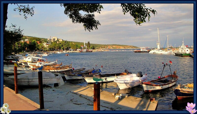 Boats in a Harbor — Blue, Serene, Afternoon, Photograph, Water