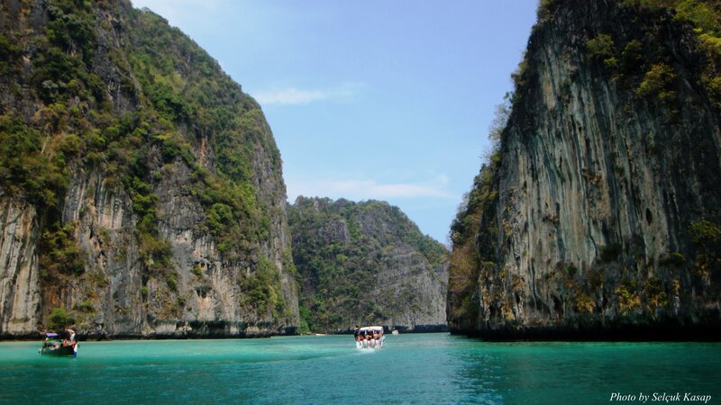 Boats in a Lagoon
