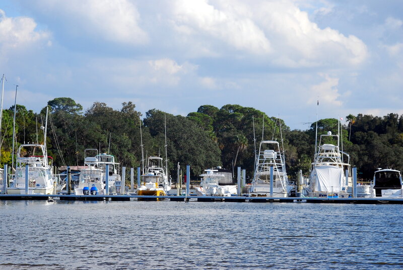 Boats in a Marina — Blue, Calm, Afternoon