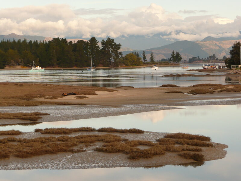 Boats in a Tidal Estuary