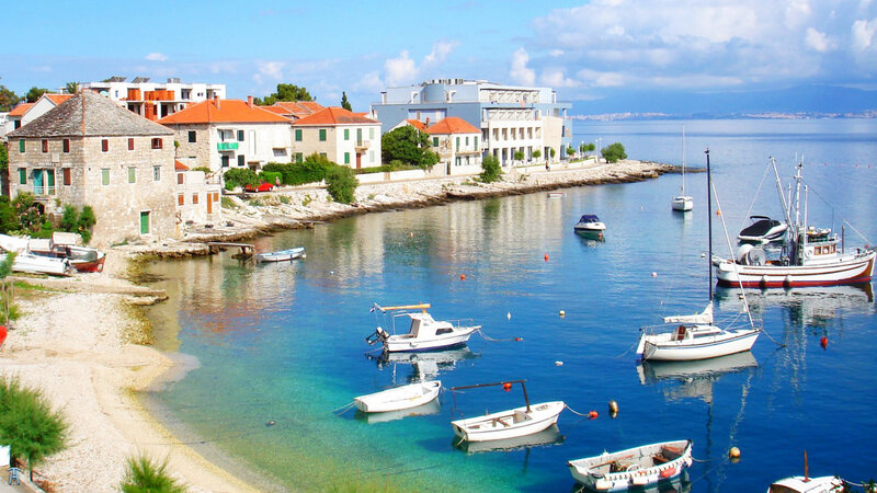 Boats in Coastal Harbor