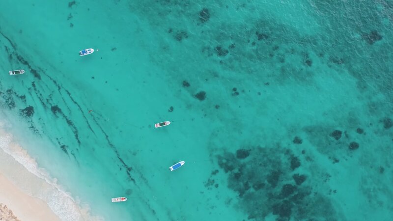 Boats in Turquoise Water — Serene, Afternoon