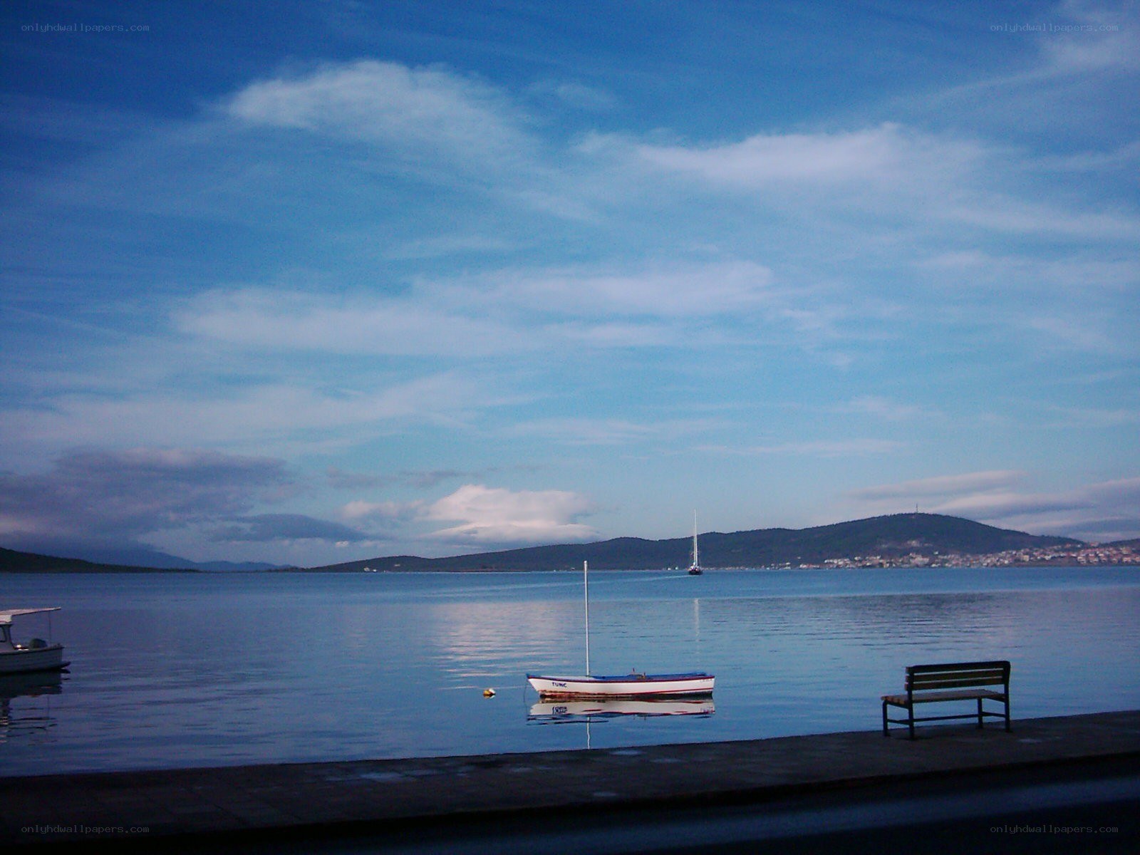 Boats on a calm bay