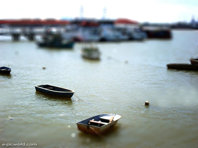 Boats on a calm harbor
