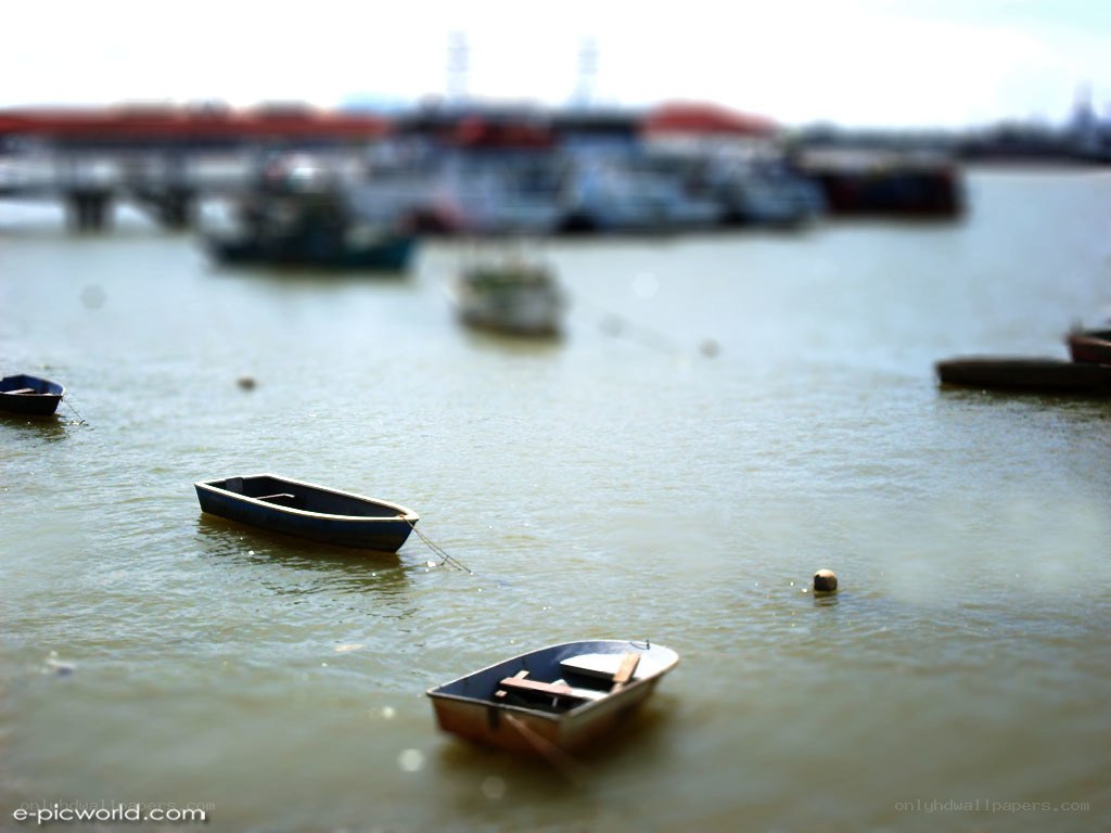 Boats on a calm harbor