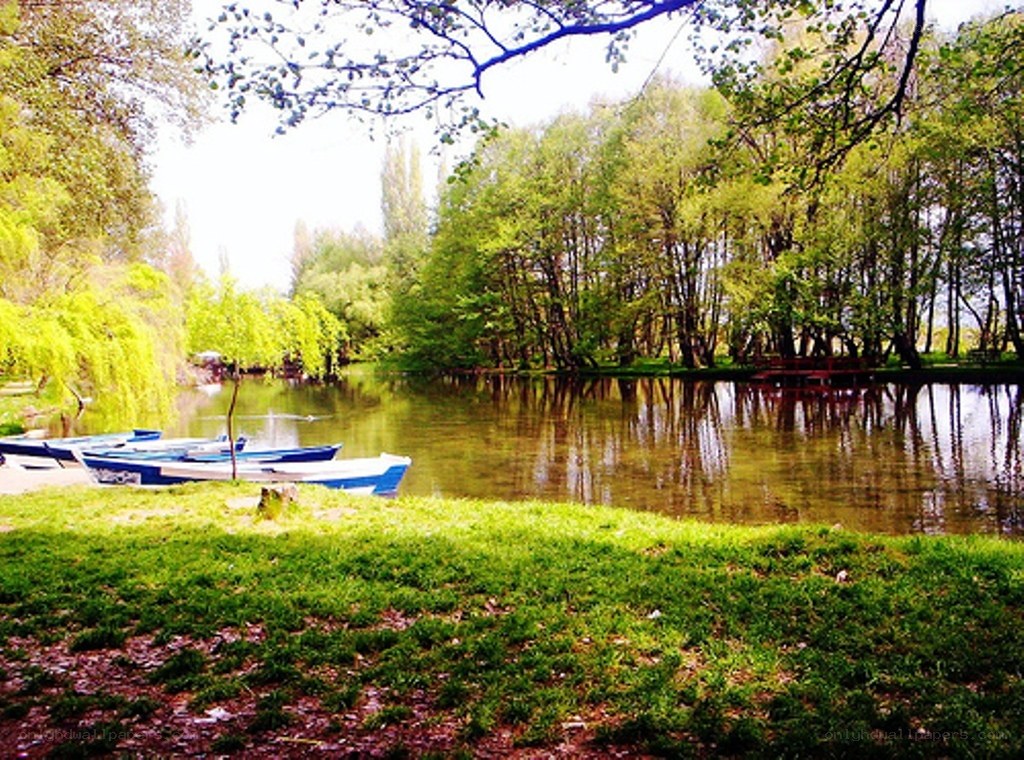 Boats on a calm river
