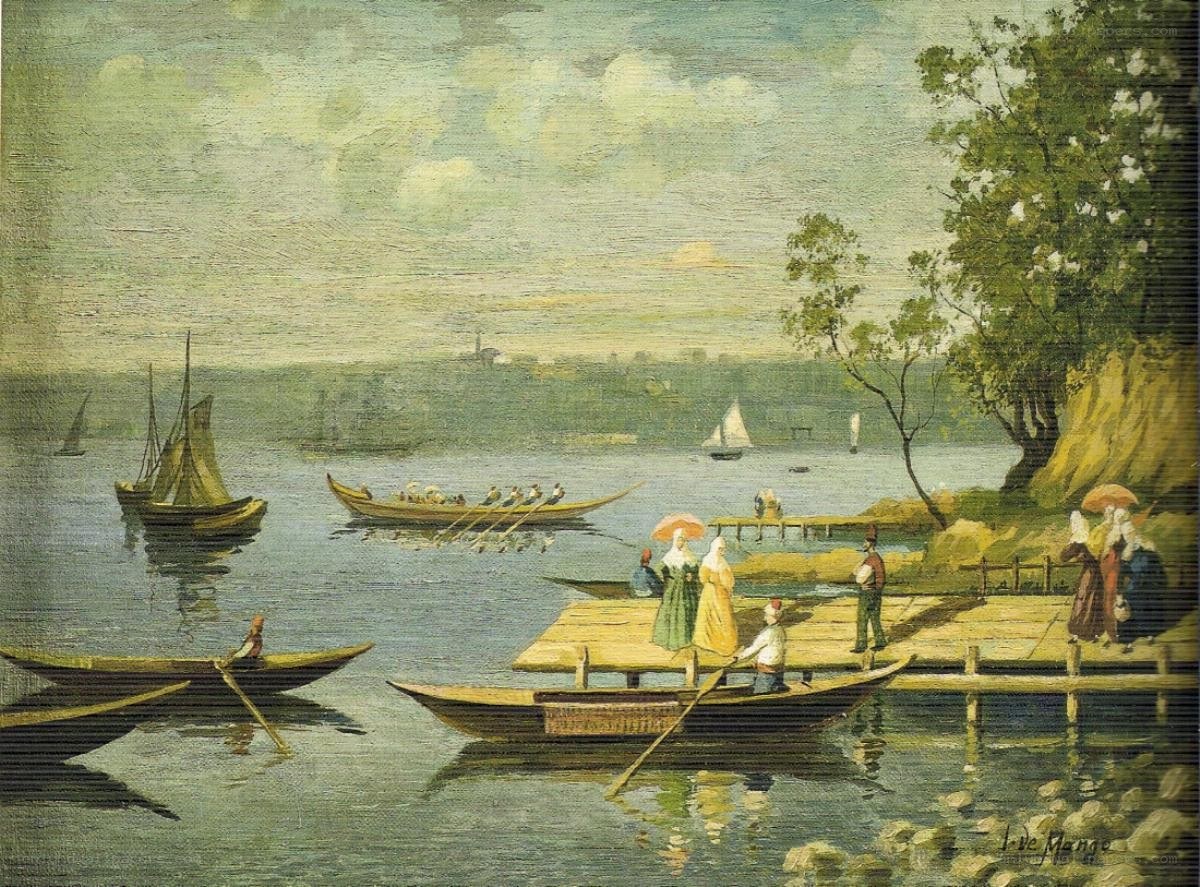 Boats on a calm river