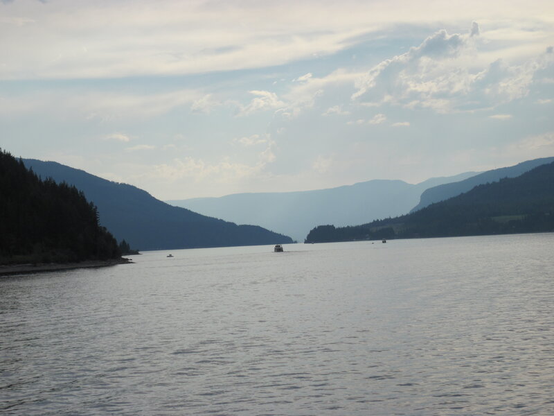 Boats on a Lake — Blue, Serene, Afternoon, Photograph