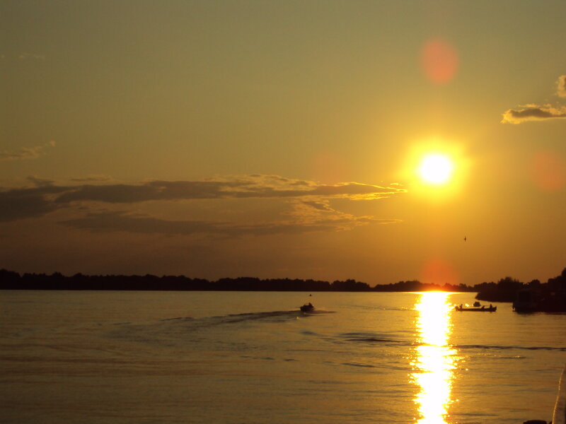Boats on a River