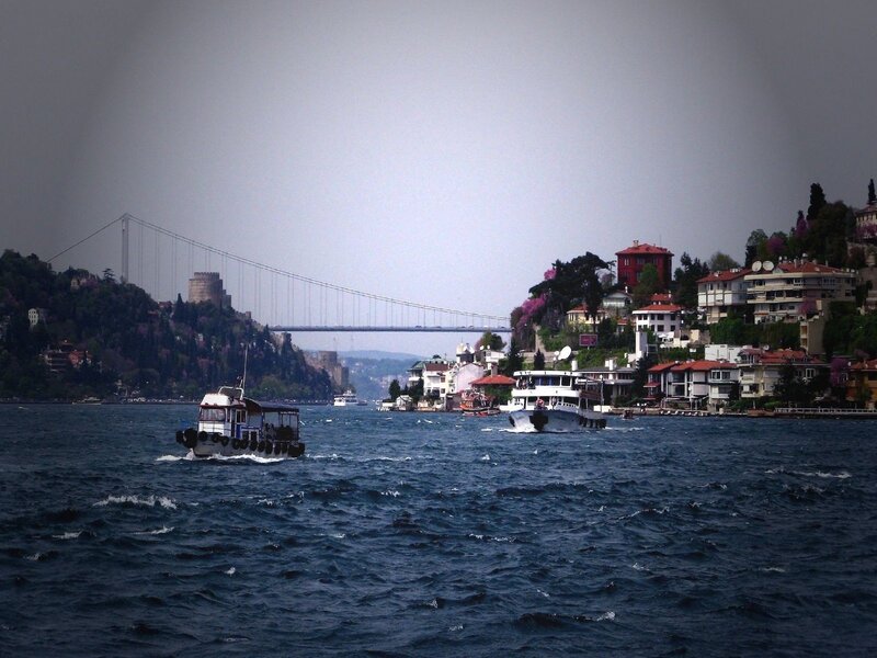 Boats on the Bosphorus