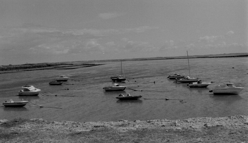 Boats on Tidal Flats — Black