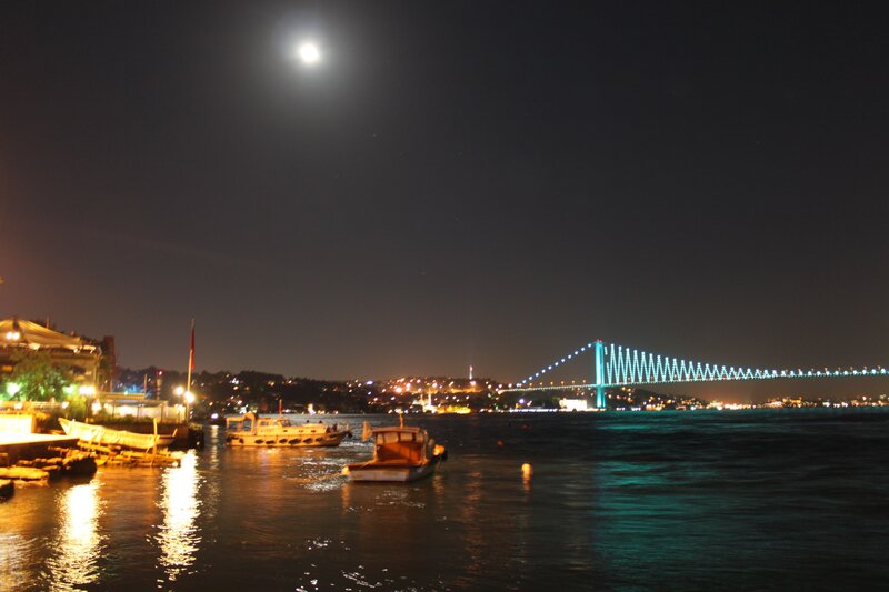 Boats under Moonlight