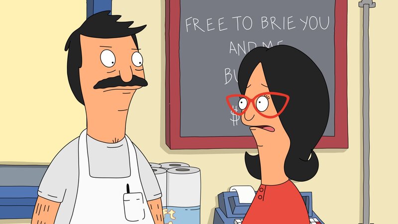 Bob and Linda in the restaurant