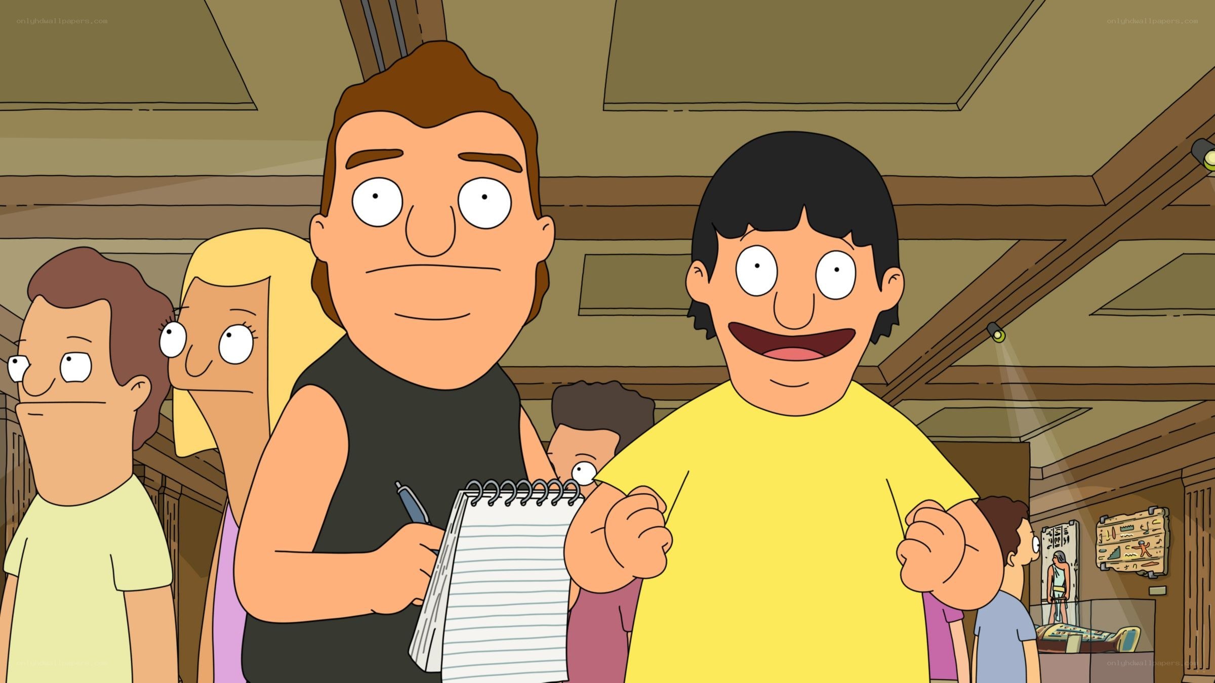 Bob and Todd in a museum