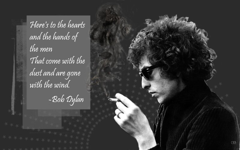 Bob Dylan quote image