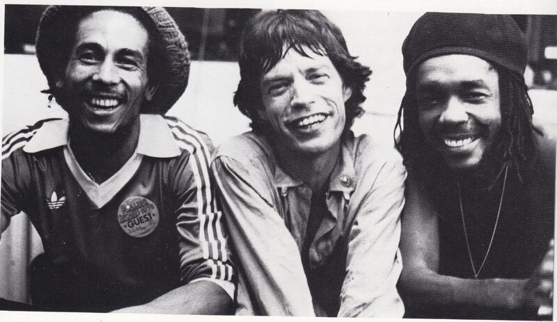 Bob Marley and Rolling Stones