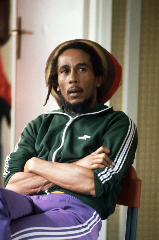 Bob Marley in tracksuit