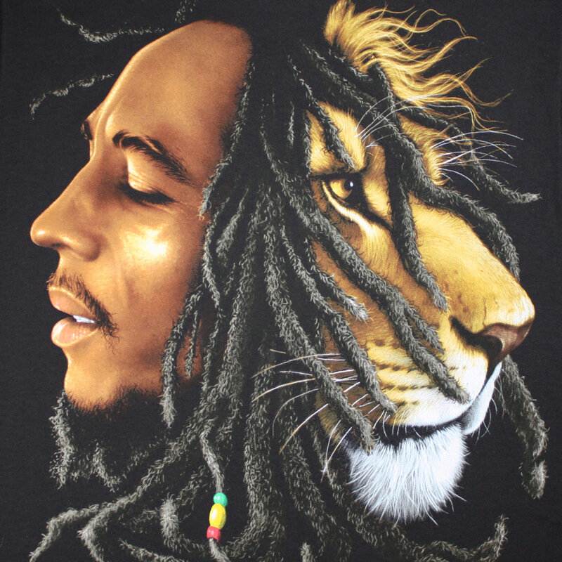 Bob Marley lion portrait