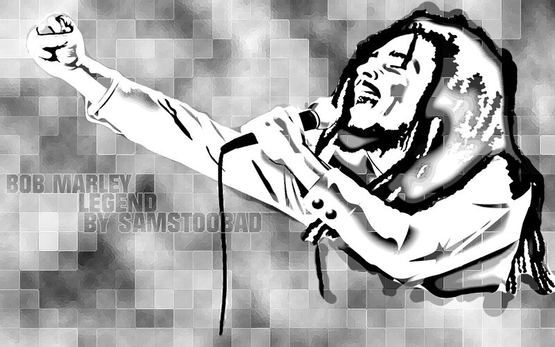 Bob Marley performance art