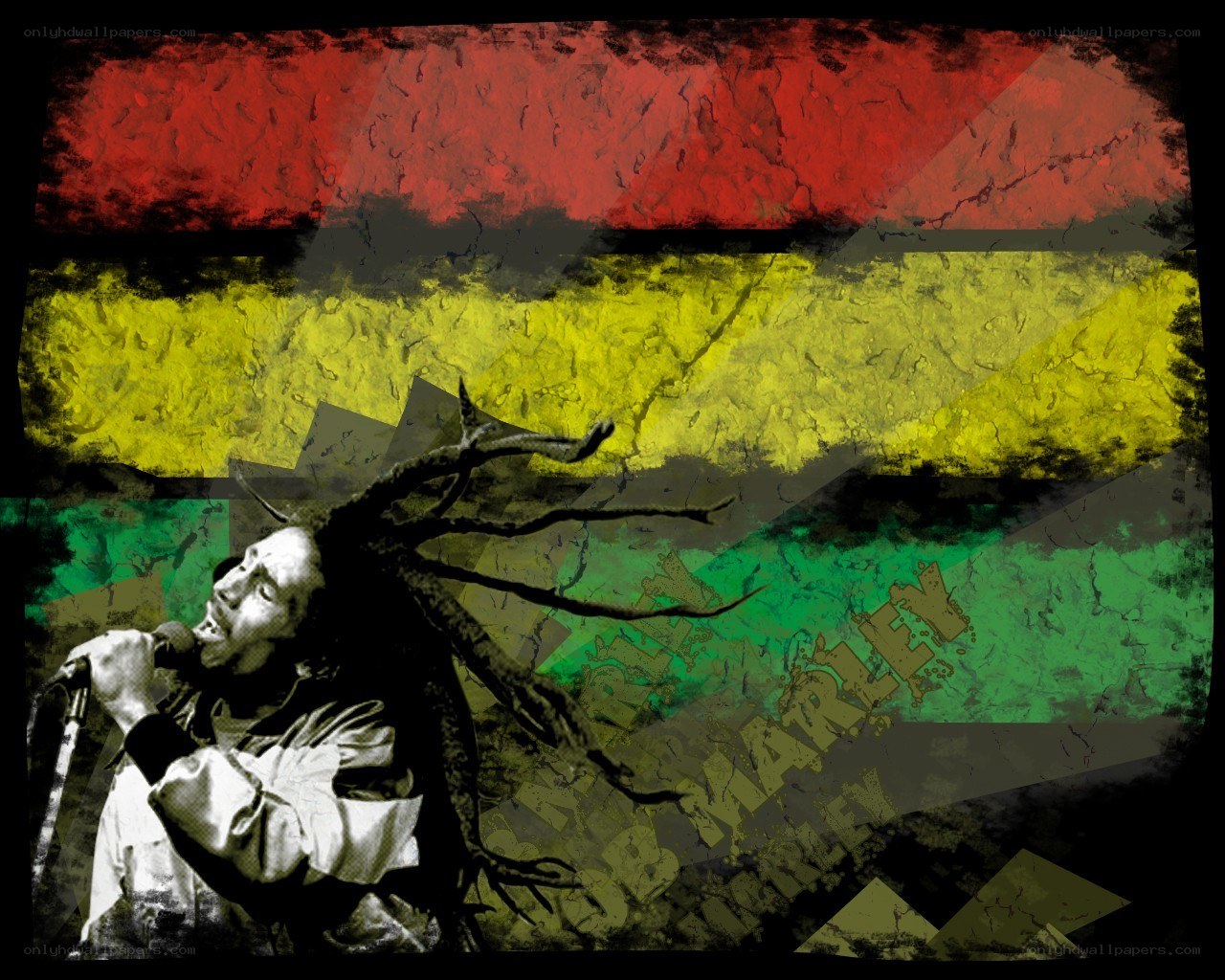 Bob Marley performance art