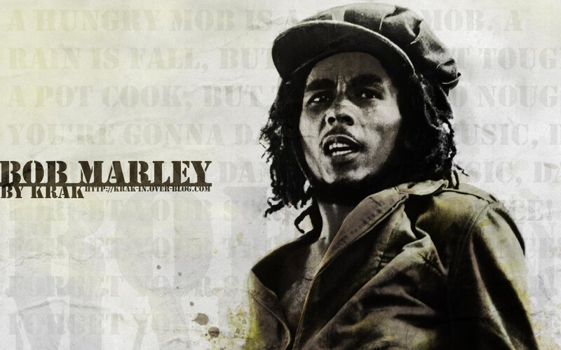Bob Marley portrait