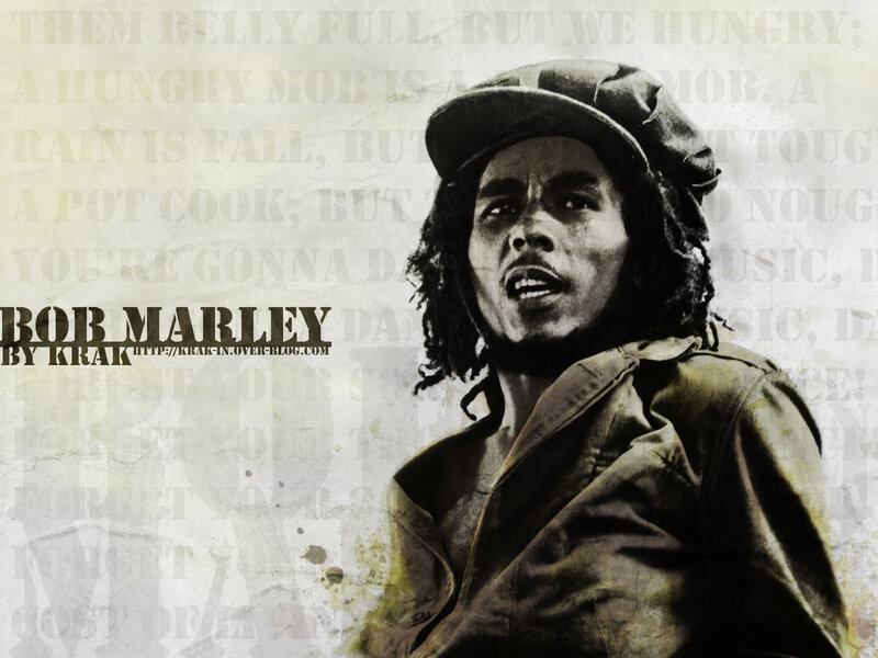 Bob Marley portrait