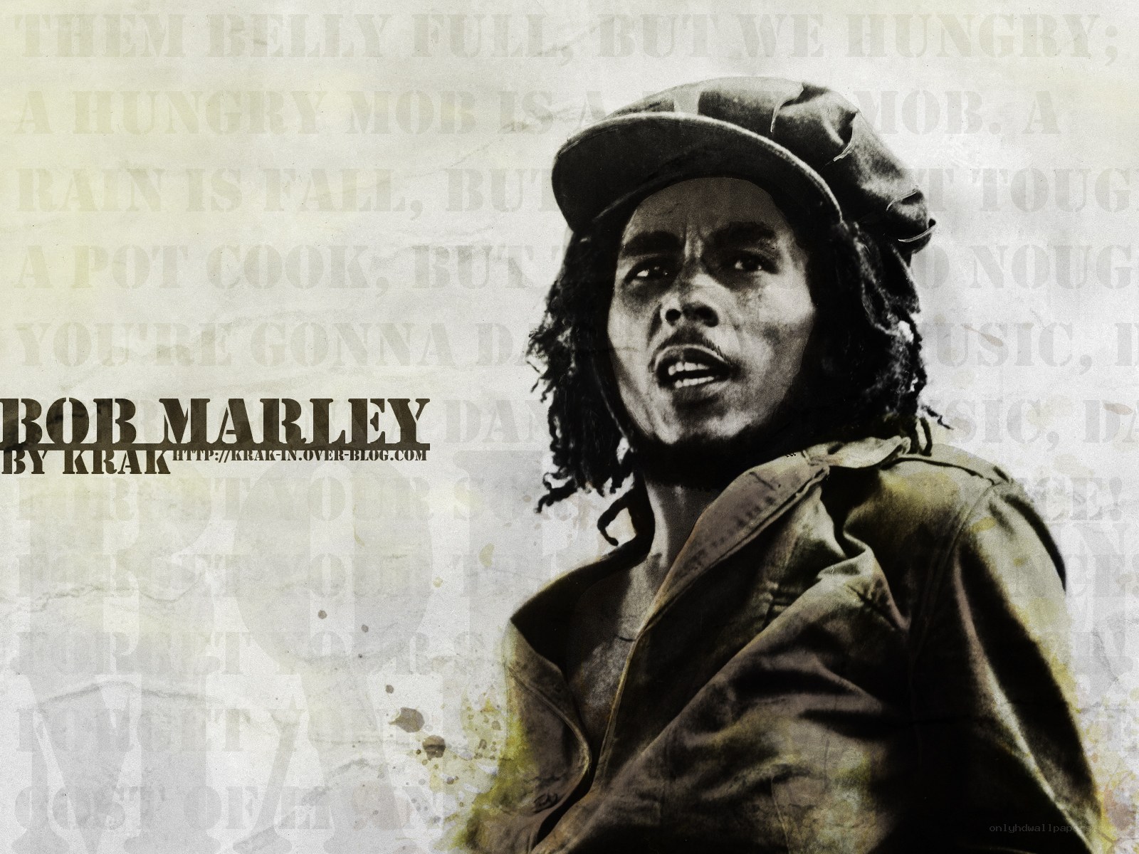 Bob Marley portrait