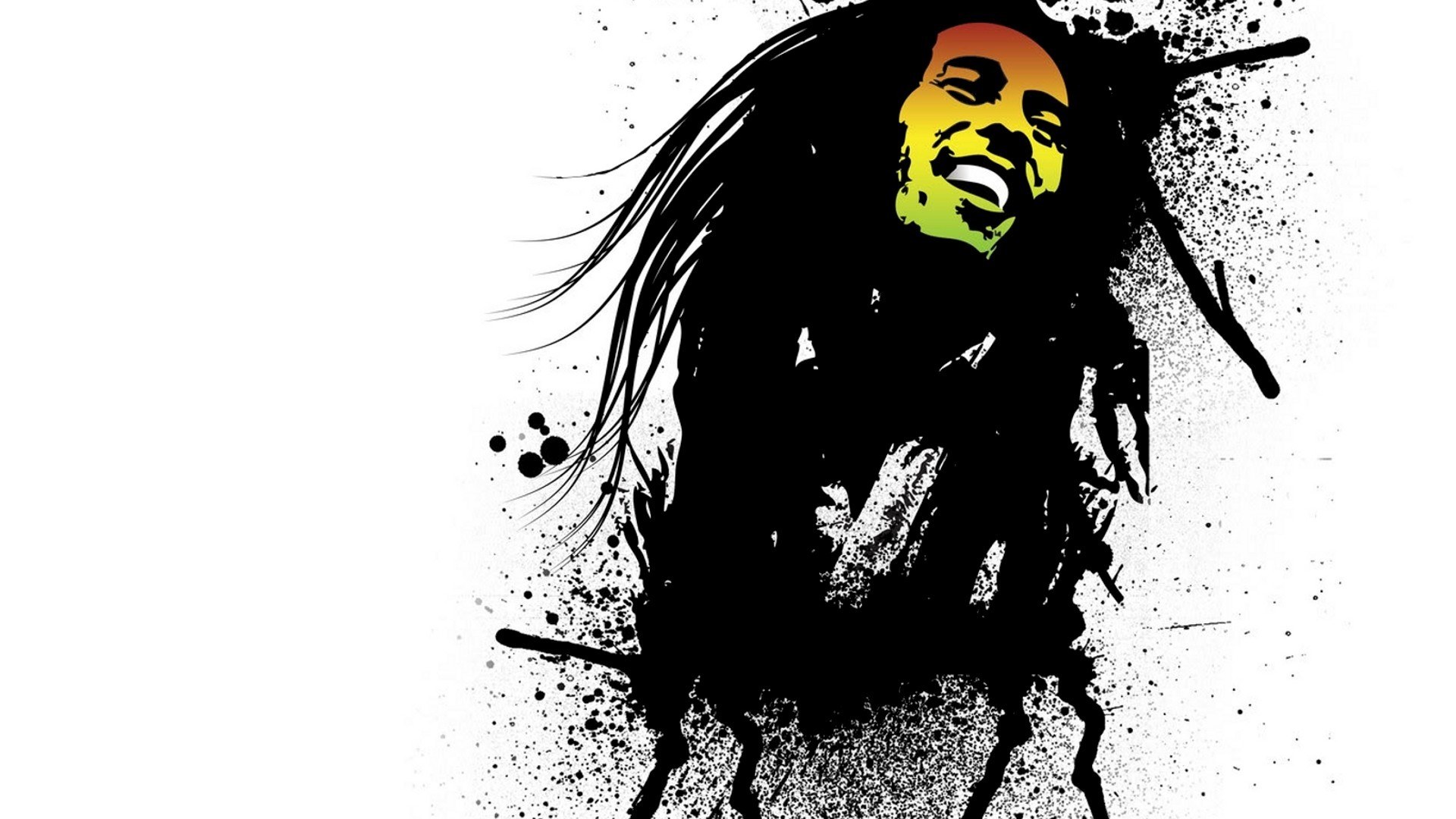 Bob Marley portrait art
