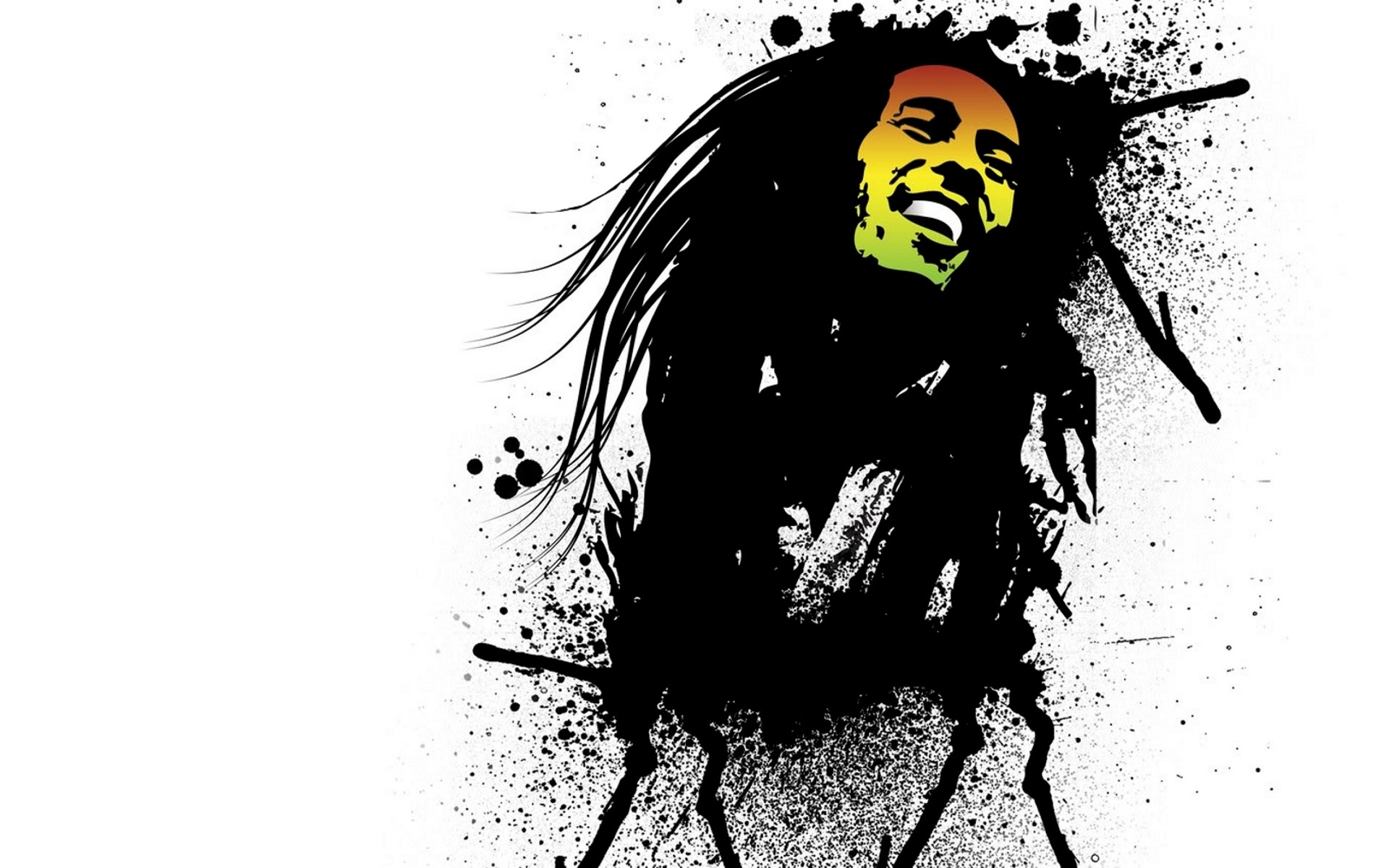 Bob Marley portrait art