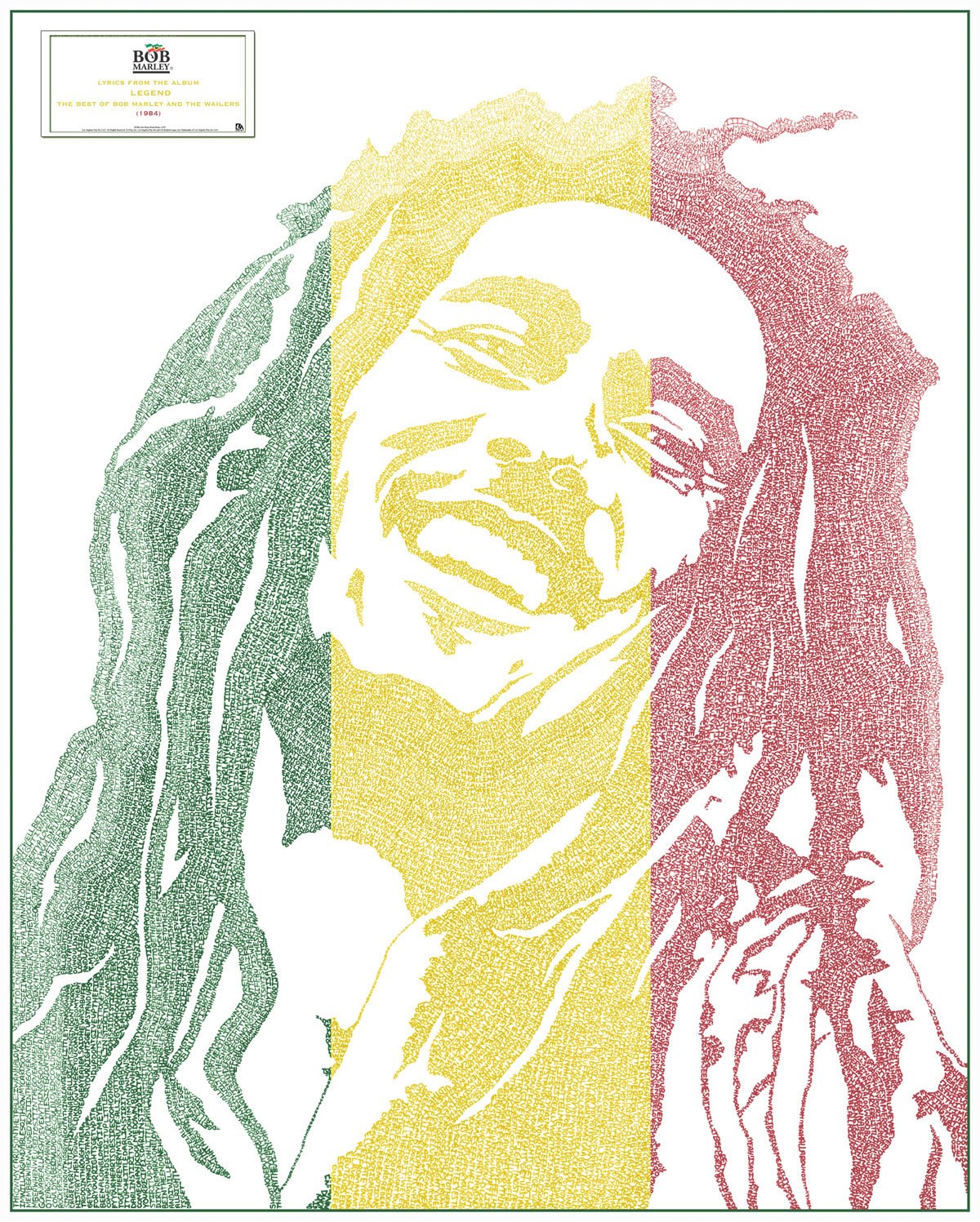 Bob Marley portrait art
