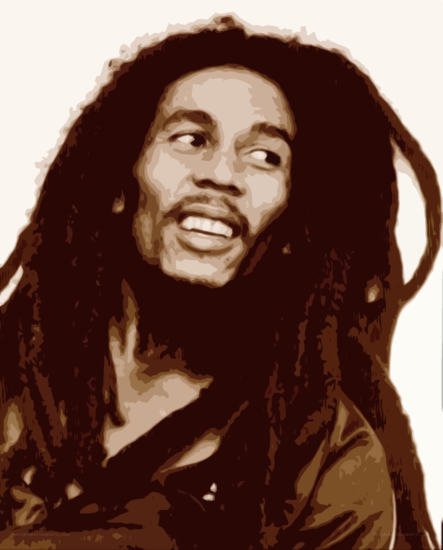 Bob Marley portrait illustration