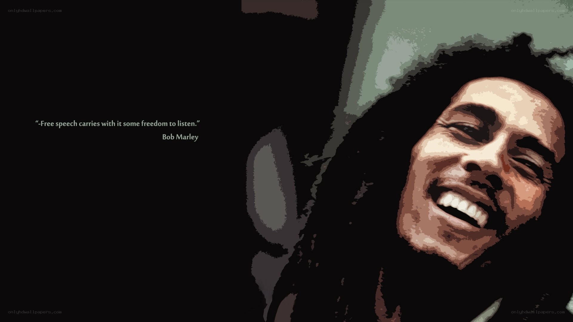 Bob Marley quote art