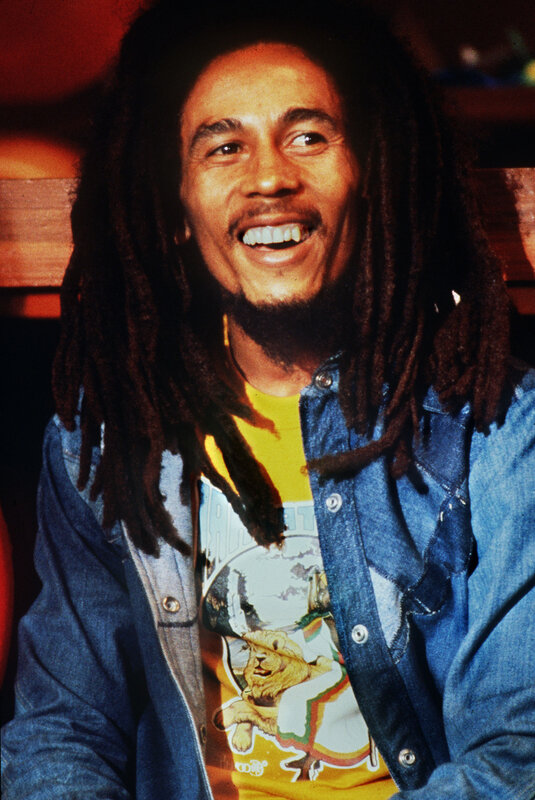 Bob Marley smiling